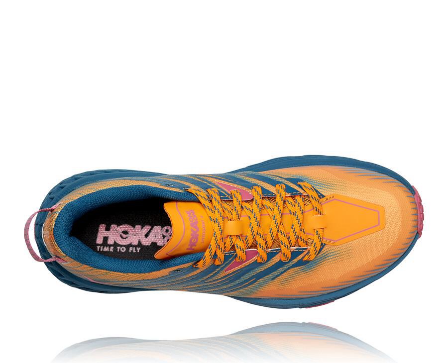 Hoka One One Trailsko Dame - Speedgoat 4 - Blå - 018973KCX